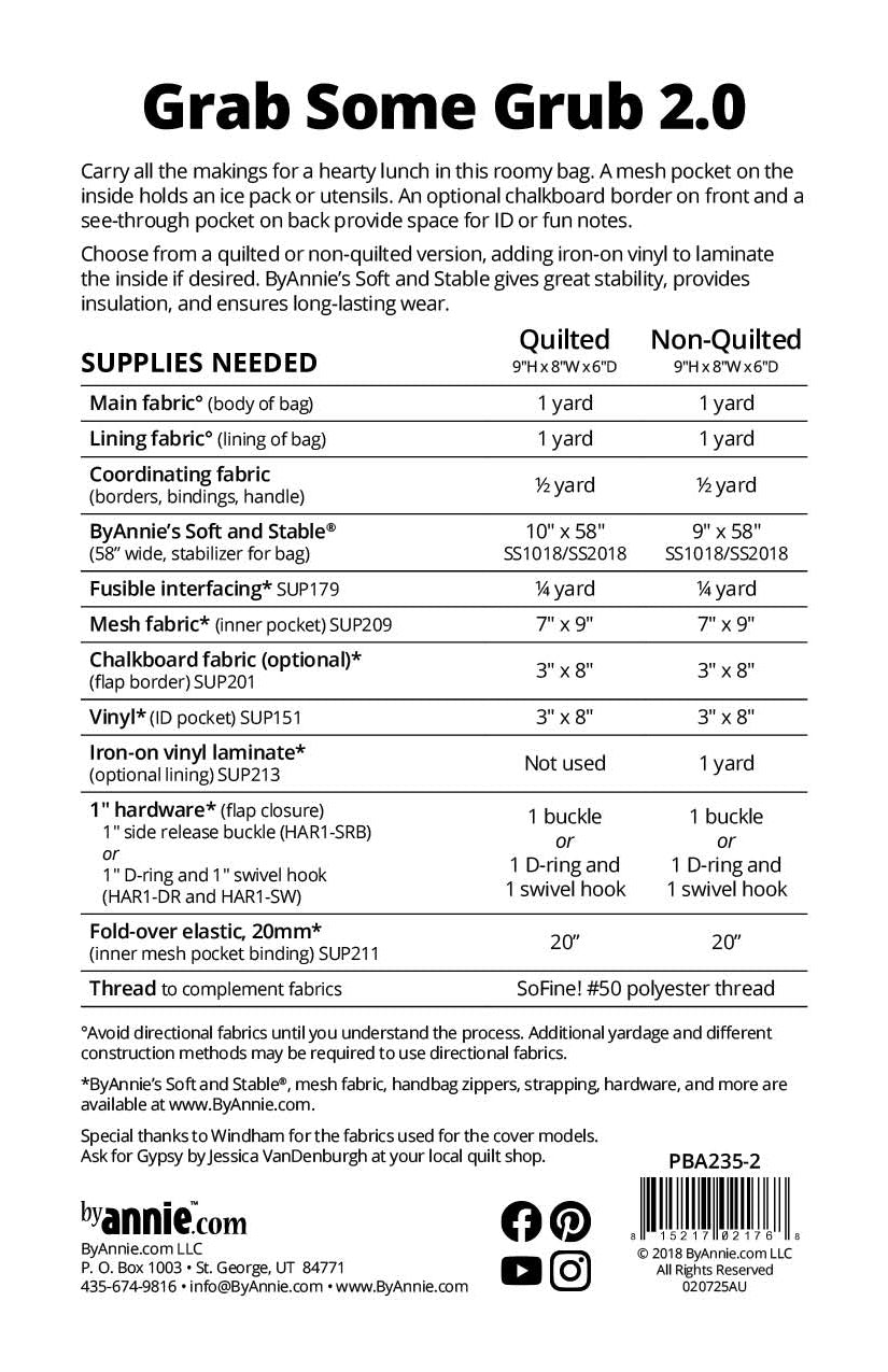 Grab Some Grub 2.0 Pattern - ByAnnie