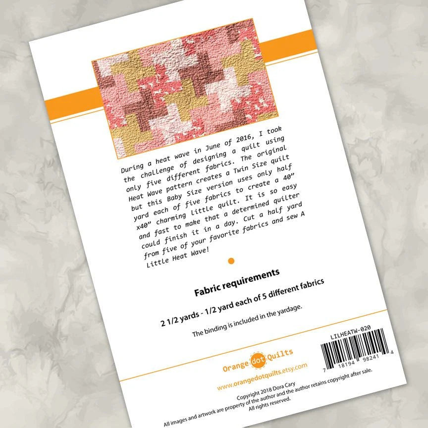 A Little Heat Wave by Orange Dot Quilts