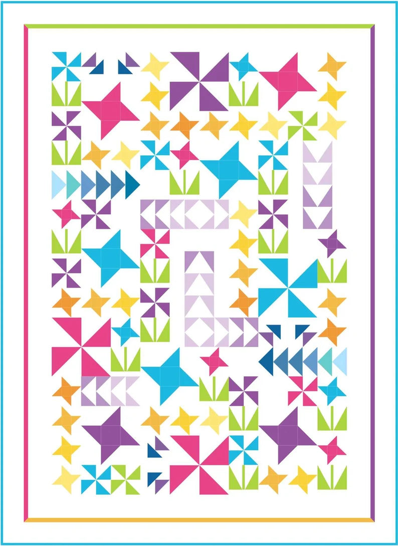 You Grow Girl! Quilt Pattern by The Fabric Addict