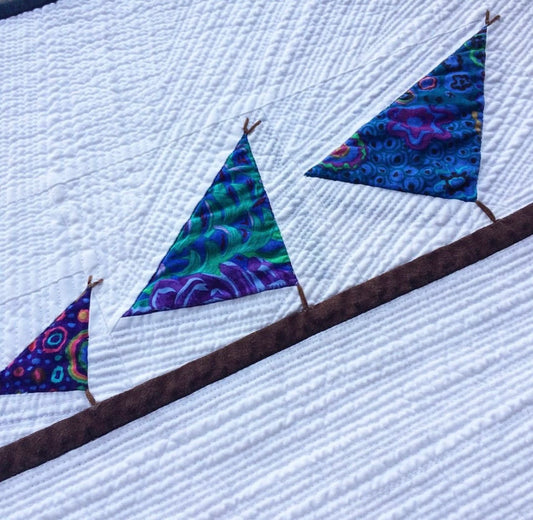 "Tweeter" Mini Wall Hanging Quilt Kit / Original Pattern by Lorna Costantini