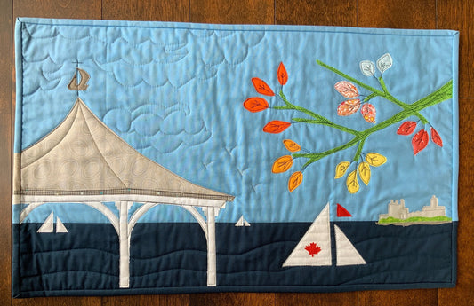 The Gazebo in Niagara on the Lake Wall Hanging Quilt Kit/ Original Pattern by Lorna Costantini