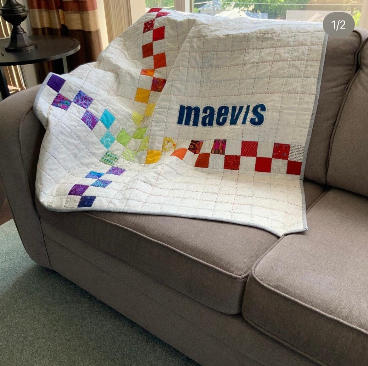 Nome - Personalized Baby Quilt Kit; Original Pattern by Lorna Costantini