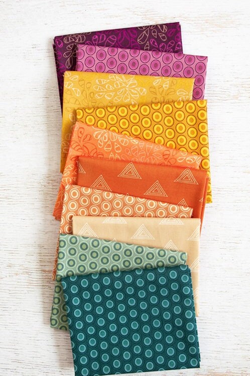 Art Gallery Color Master Elements Fall Collection  10 Piece Fat Quarter Bundle