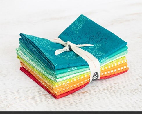 Art Gallery Color Master Elements Summer Collection  10 Piece Fat Quarter Bundle