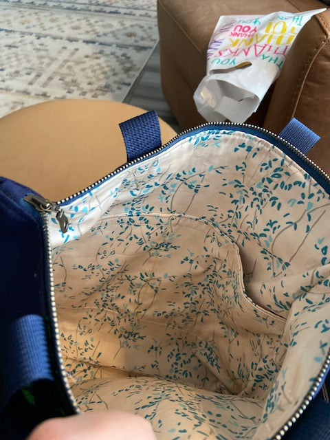 Redwood Tote Pre-Cut Kit w/ Merchant Mills Waxed Canvas & Art Gallery Prints