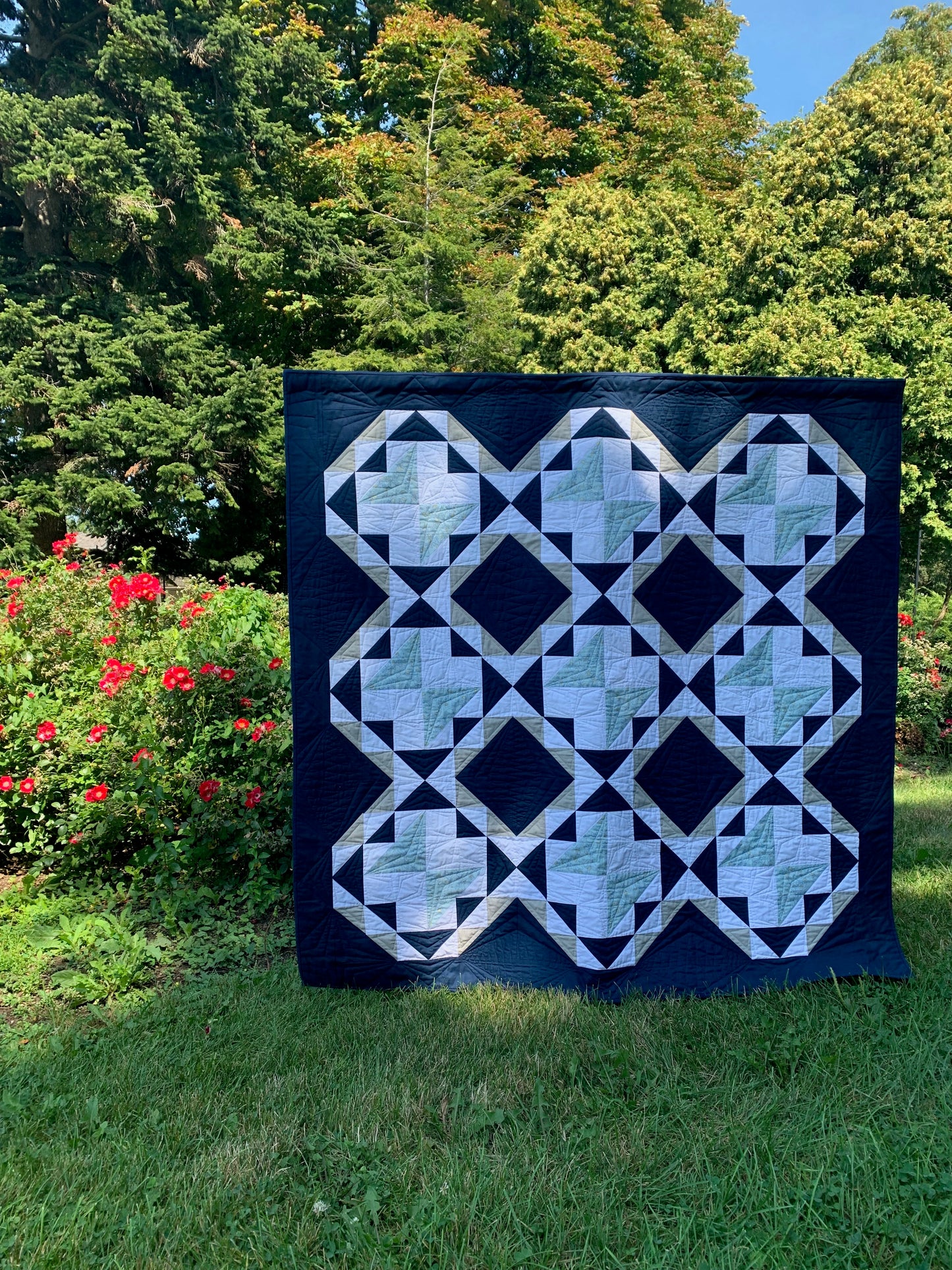 Flutter Quilt Pattern / 3 Sizes (Baby, Lap, Queen) / Designed by Lorna Costantini