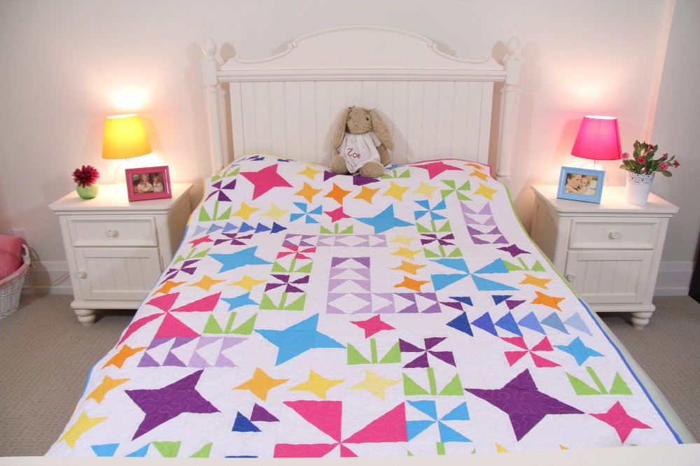 You Grow Girl! Quilt Pattern by The Fabric Addict