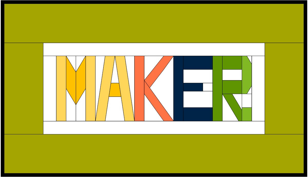 Make It Yours - Quilt Wall Hanging Pattern / designed by Lorna Costantini