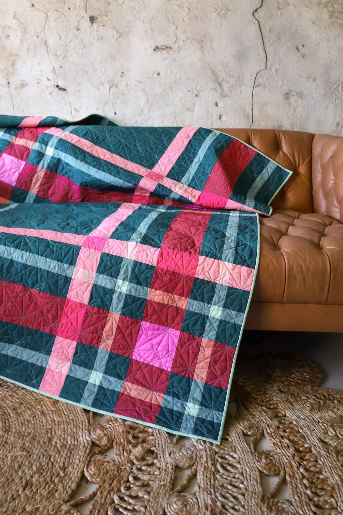 Upscale Plaid Quilt Pattern by Lo & Behold Stitchery