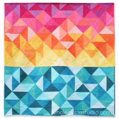 Sun Salutations Quilt Pattern by Whole Circle Studio Quilt Pattern